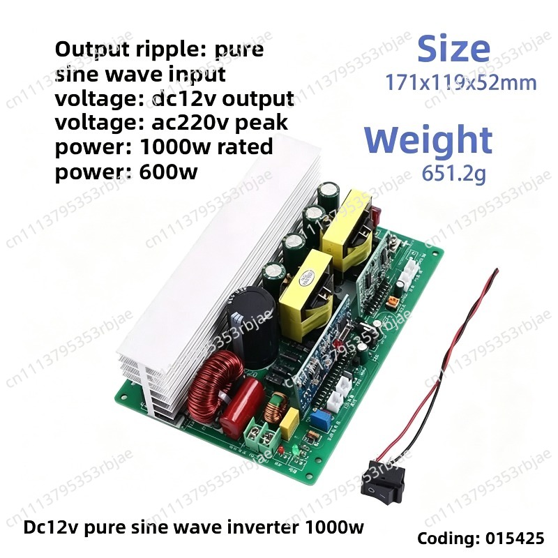 500W/1000W Zuivere Sinus Inver - Pure Sine Wave Inverter Board 24V 48V recensie en prijs