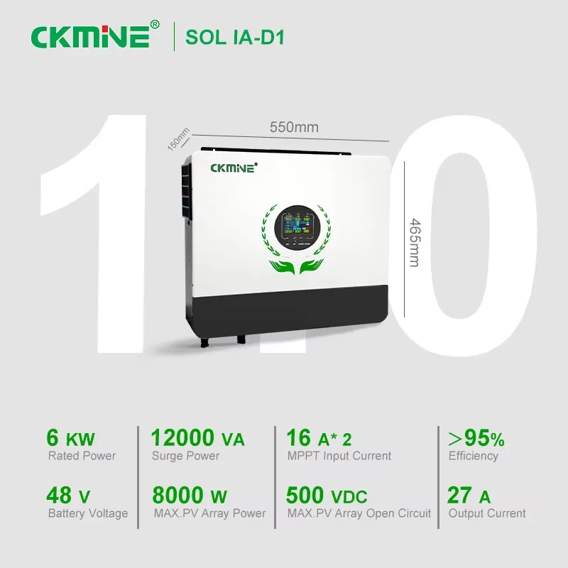 Hete Aanbieding Groothandel Du - Off Grid Solar Inverter 48V 6000W recensie en prijs