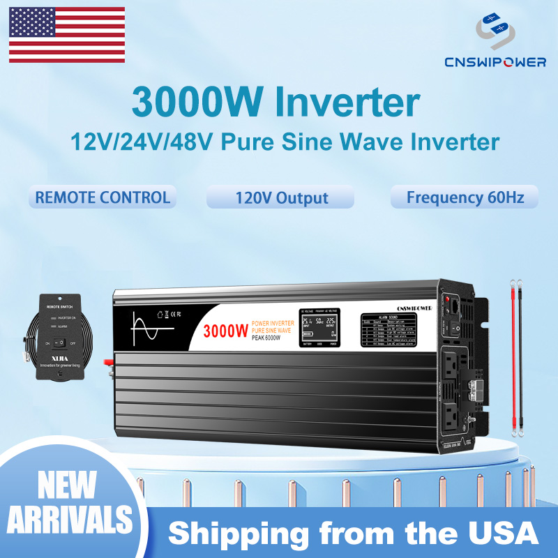 3000W zuivere sinusgolfomvorme - Inverter Pure Sine Wave 60Hz 120V 3000W recensie en prijs